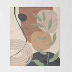 Branches in an abstract setting 02 Throw Blanket Gallery Image 2