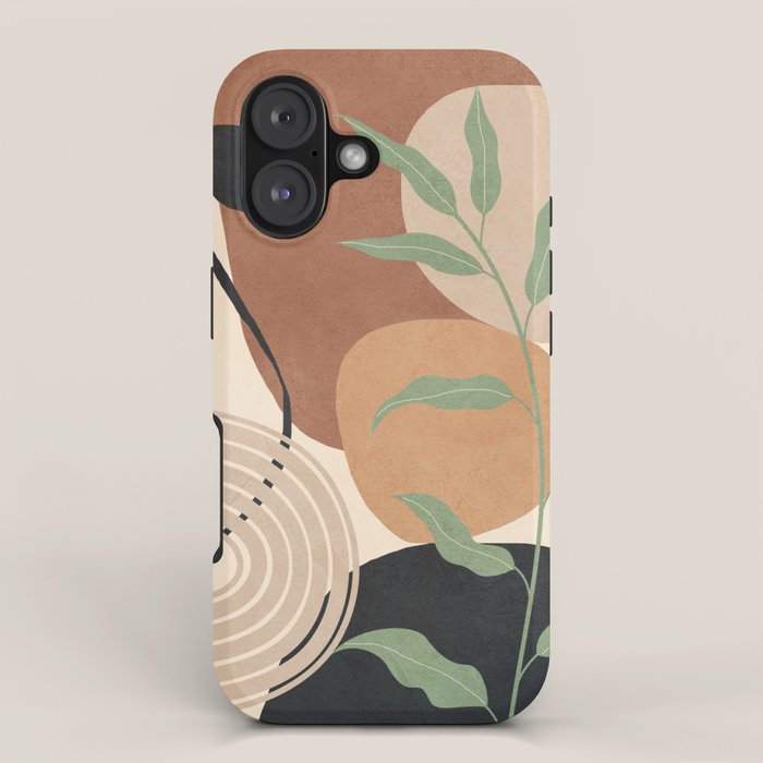 Branches in an abstract setting 02 iPhone Case Gallery Image 1