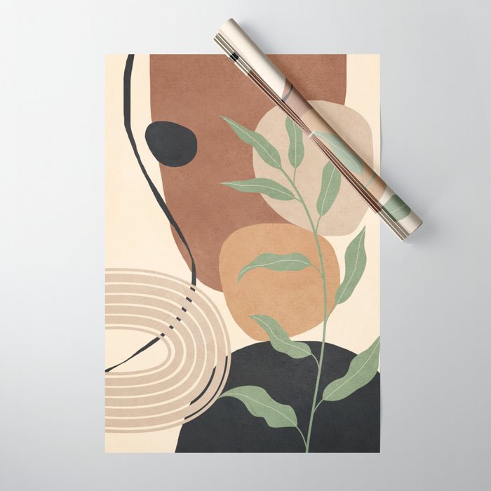 Branches in an abstract setting 02 Wrapping Paper Gallery Image 1