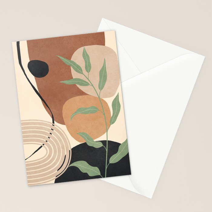 Branches in an abstract setting 02 Stationery Card Gallery Image 2