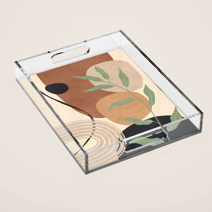 Branches in an abstract setting 02 Acrylic Tray Gallery Image 1