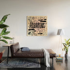 Celestial Aquarius Wood Wall Art Gallery Image 2