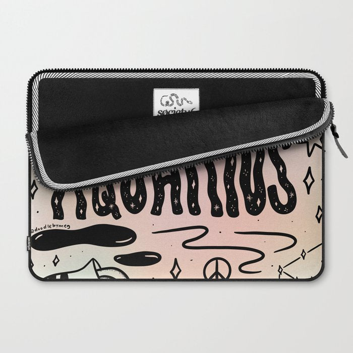 Celestial Aquarius Laptop Sleeve Gallery Image 2