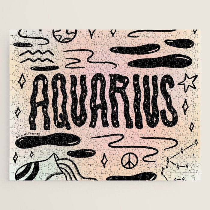 Celestial Aquarius Jigsaw Puzzle Gallery Image 1