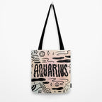 Celestial Aquarius Tote Bag Gallery Image 2