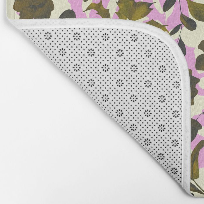 Illuminated garden silhouette Bath Mat Gallery Image 2