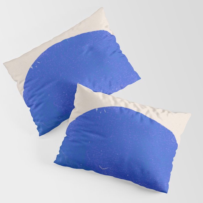Blue Flower Pillow Sham Gallery Image 3