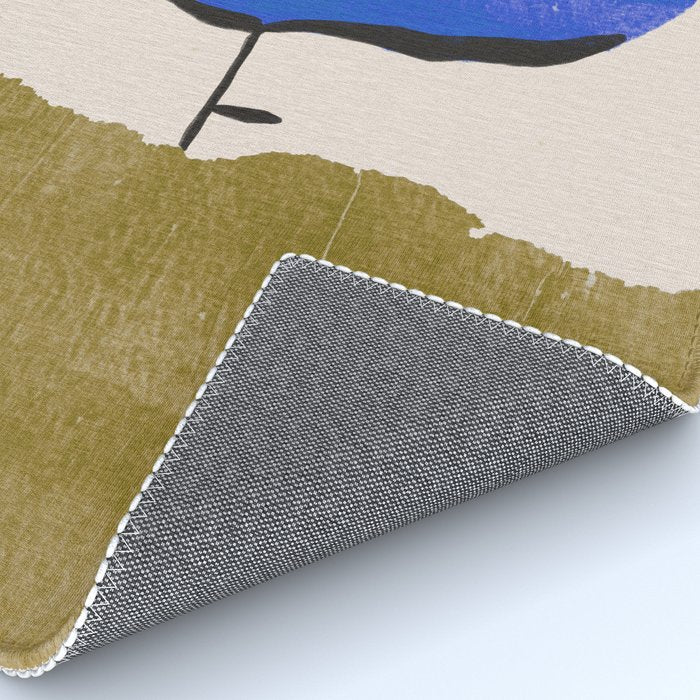 Blue Flower Rug Gallery Image 4