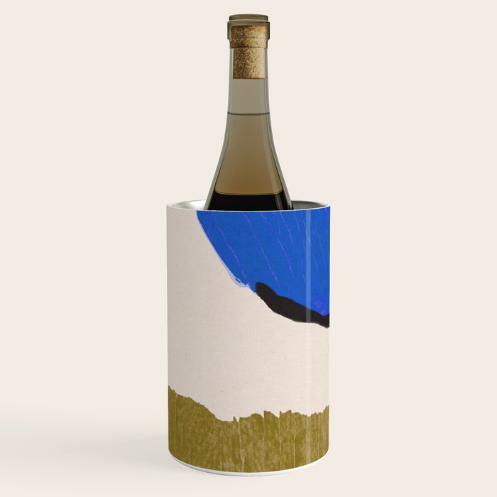 Blue Flower Wine Chiller Gallery Image 2
