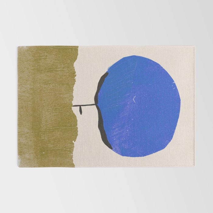 Blue Flower Rug Gallery Image 2