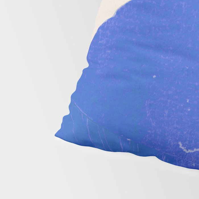 Blue Flower Pillow Sham Gallery Image 4