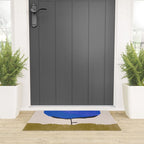 Blue Flower Welcome Mat Gallery Image 3
