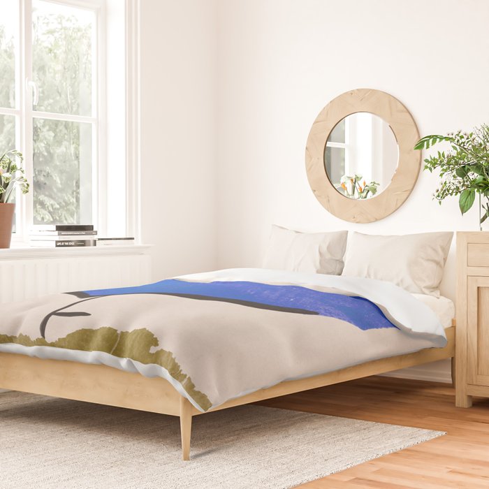 Blue Flower Duvet Cover Gallery Image 2