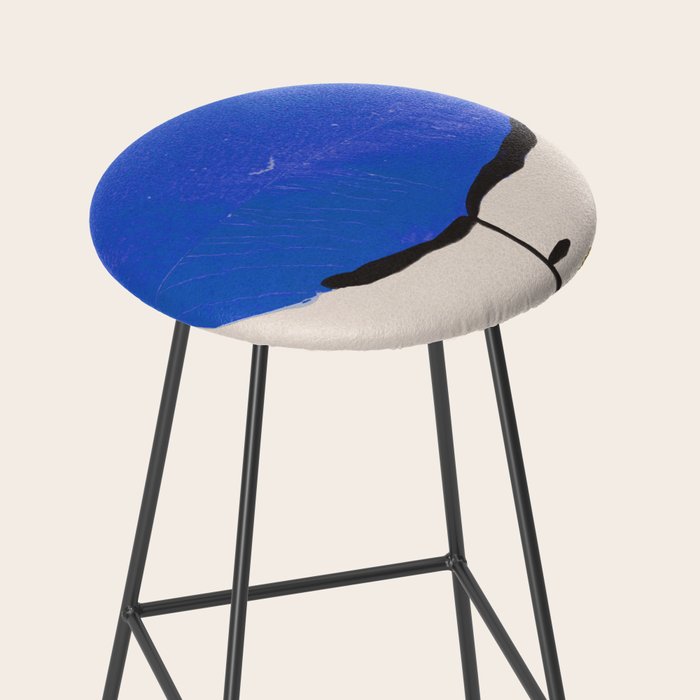 Blue Flower Stool Gallery Image 2