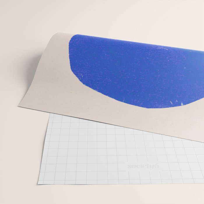 Blue Flower Wrapping Paper Gallery Image 2