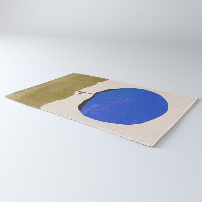 Blue Flower Rug Gallery Image 3