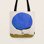 Blue Flower Tote Bag Gallery Image 1