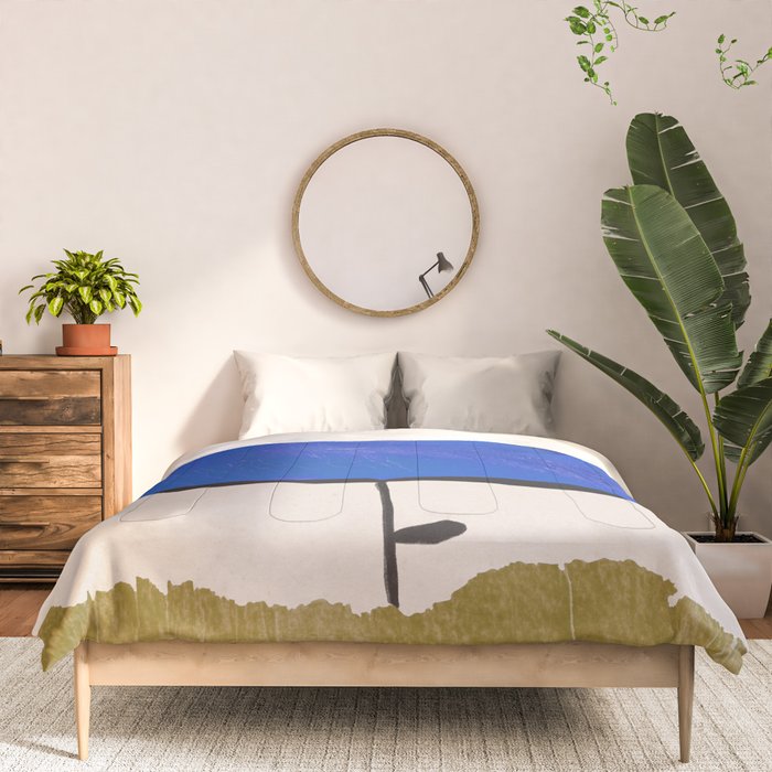 Blue Flower Comforter Gallery Image 3