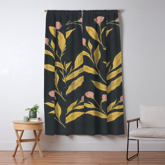 Blooming Branch Window Curtain Gallery Image 5