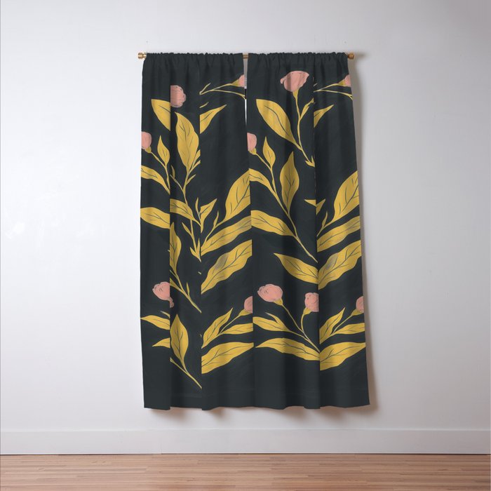 Blooming Branch Window Curtain Gallery Image 3