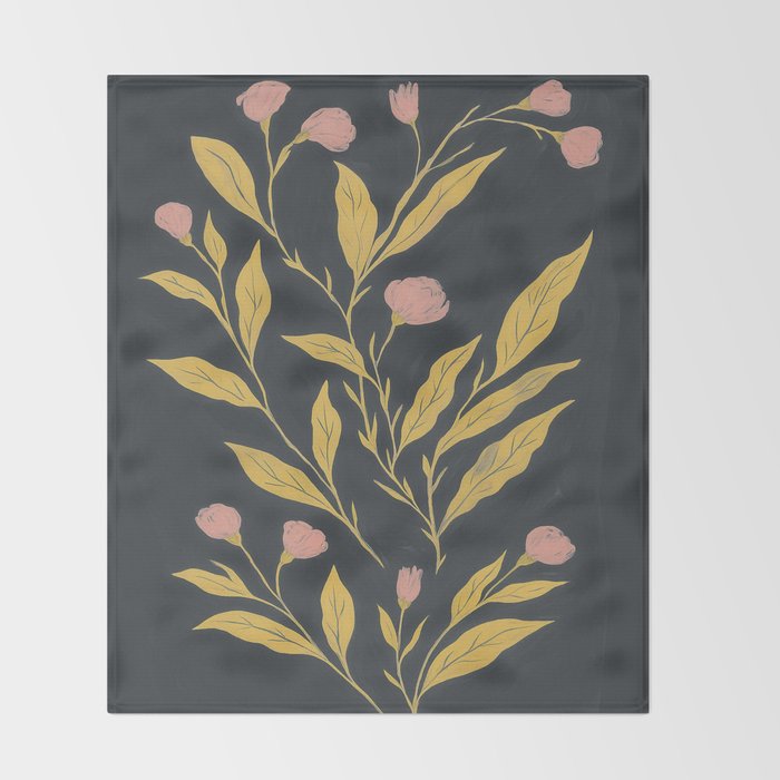 Blooming Branch Throw Blanket Gallery Image 2