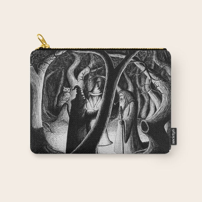 Wizards in the Woods Carry All Pouch Gallery Image 1
