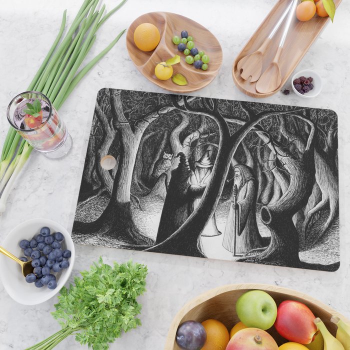 Wizards in the Woods Cutting Board Gallery Image 2