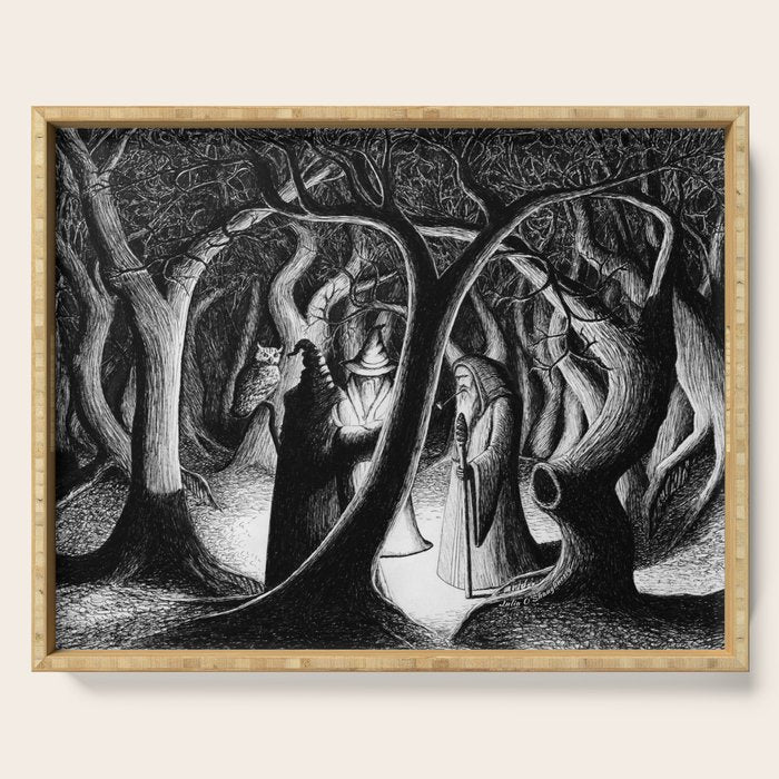 Wizards in the Woods Serving Tray Gallery Image 1