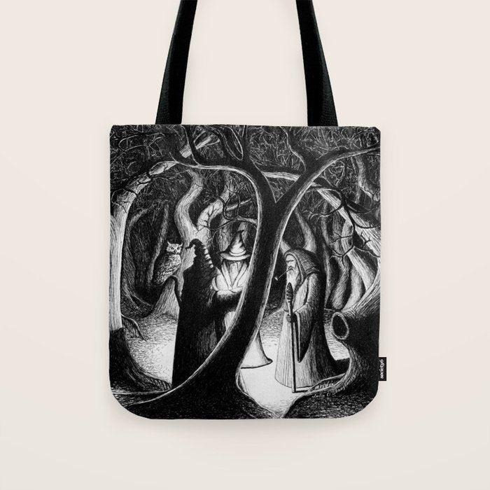 Wizards in the Woods Tote Bag Gallery Image 1