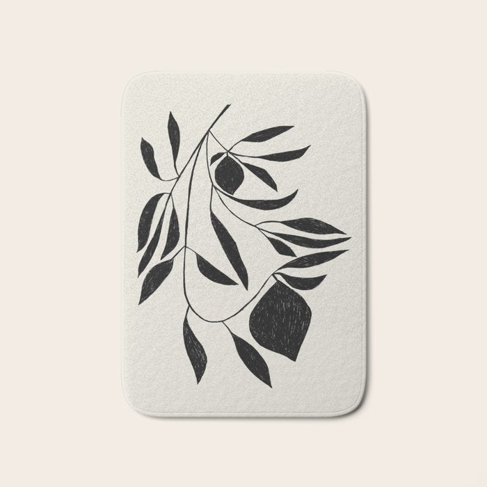 Lemon Tree Bath Mat Gallery Image 1