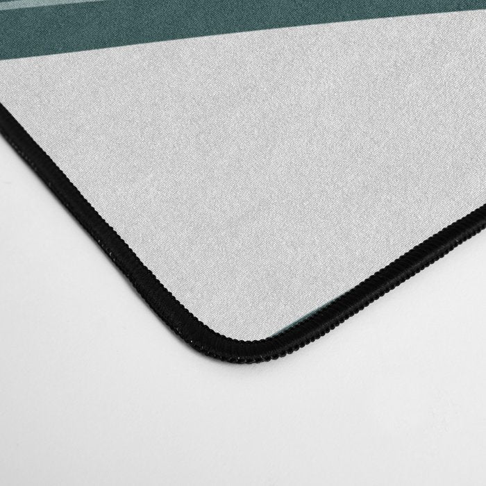 Gold and Green Palm Leaves Desk Mat Gallery Image 4