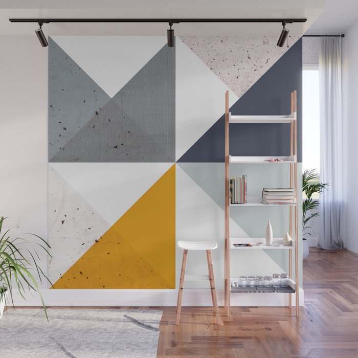 Modern Geometric 18/2 Wall Mural Gallery Image 1