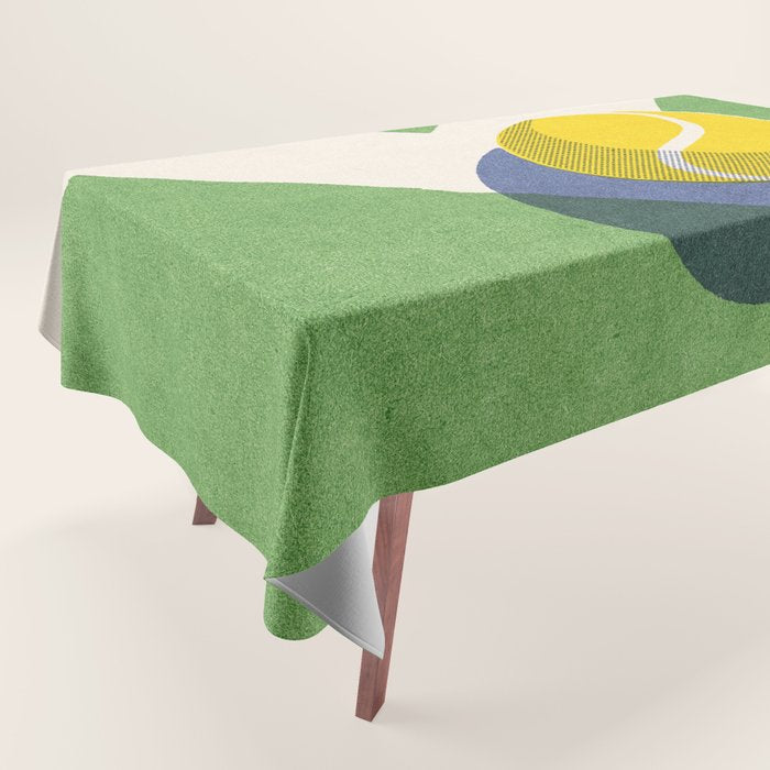 BALLS / Tennis - grass court I Tablecloth Gallery Image 1