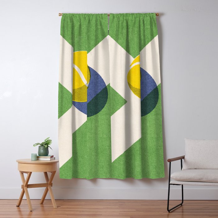 BALLS / Tennis - grass court I Window Curtain Gallery Image 1