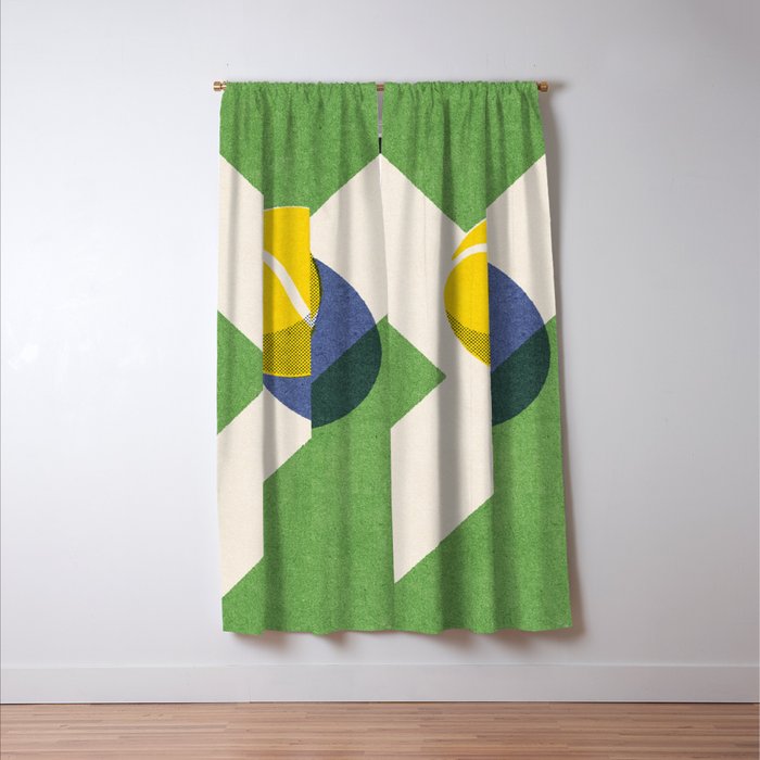 BALLS / Tennis - grass court I Window Curtain Gallery Image 3