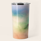 Ethereal Rainbow Clouds - Nature Photography Travel Mug Gallery Image 1