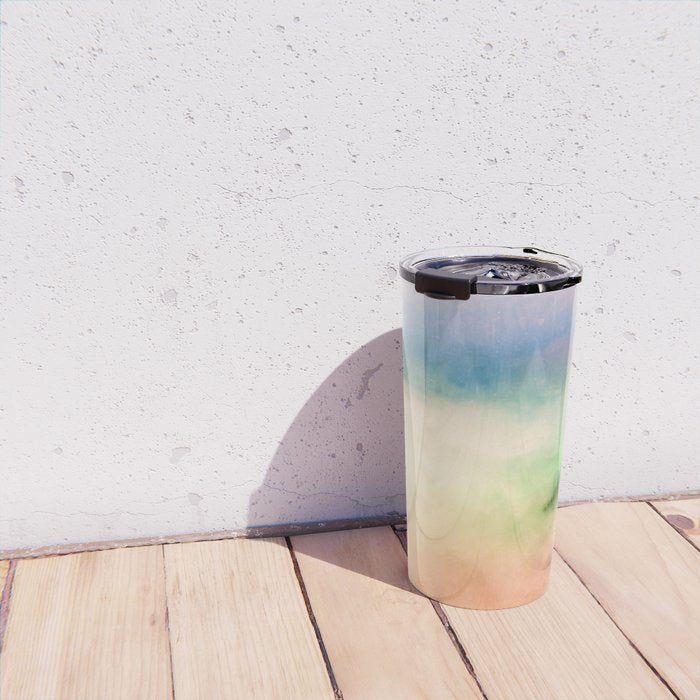 Ethereal Rainbow Clouds - Nature Photography Travel Mug Gallery Image 4