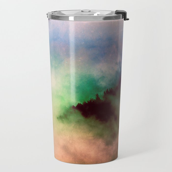 Ethereal Rainbow Clouds - Nature Photography Travel Mug Gallery Image 2