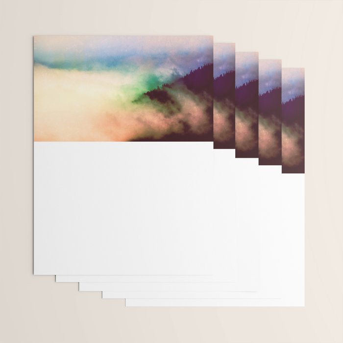 Ethereal Rainbow Clouds - Nature Photography Wrapping Paper Gallery Image 3
