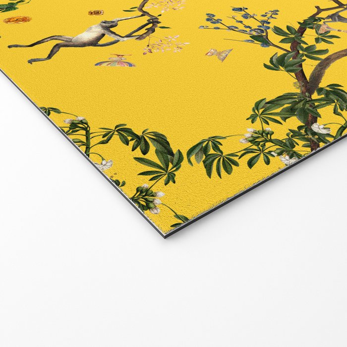 Monkey World Yellow Welcome Mat Gallery Image 2