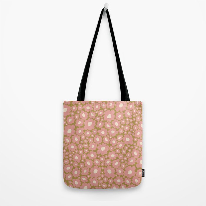 70âs Retro Floral  Tote Bag Gallery Image 2