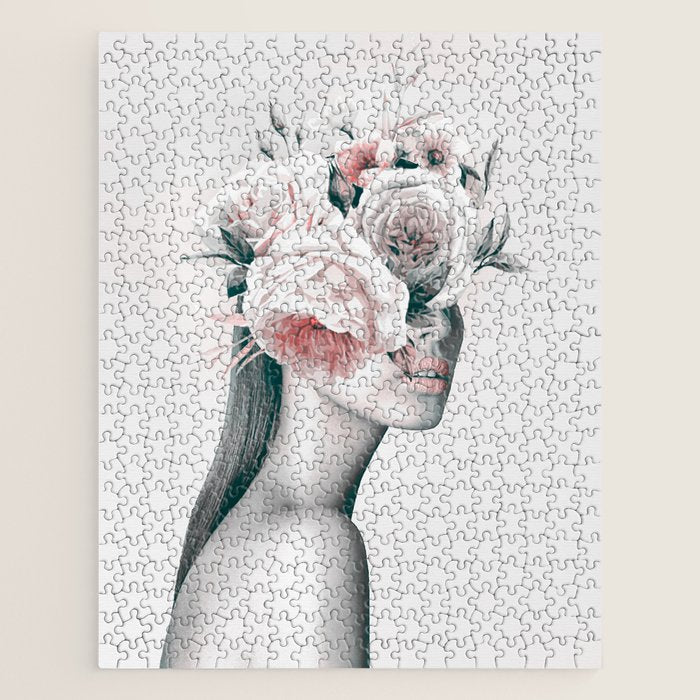 WOMAN WITH FLOWERS 11 Jigsaw Puzzle Gallery Image 1