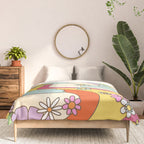 retro hippie boho print  Comforter Gallery Image 3