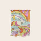 retro hippie boho print  Wall Hanging Gallery Image 1