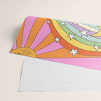 retro hippie boho print  Wrapping Paper Gallery Image 2