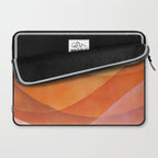 Modern Abstract Art Print - Watercolor Mountain #8 Laptop Sleeve Gallery Image 2