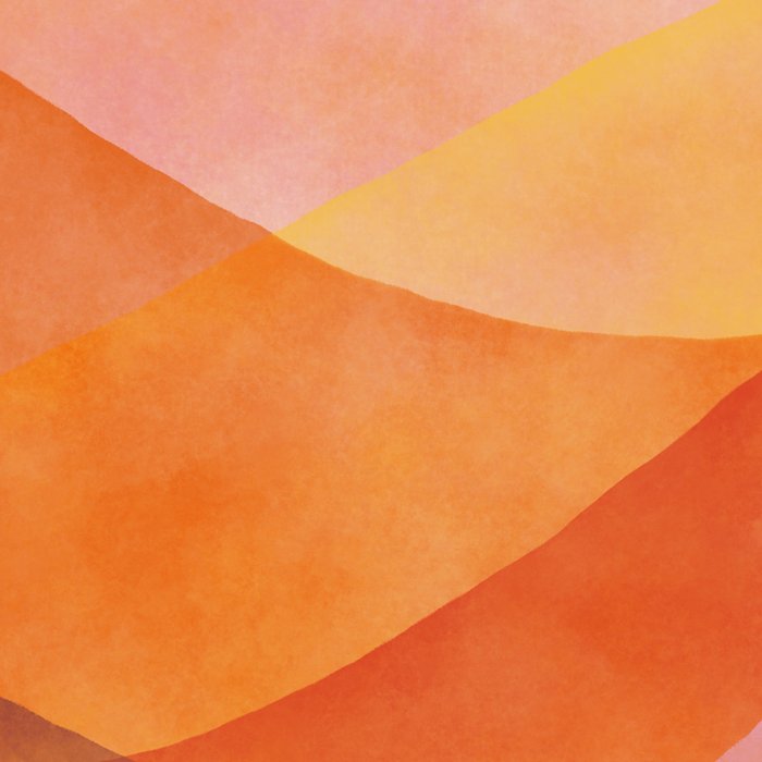 Modern Abstract Art Print - Watercolor Mountain #8 Coffee Mug Gallery Image 2
