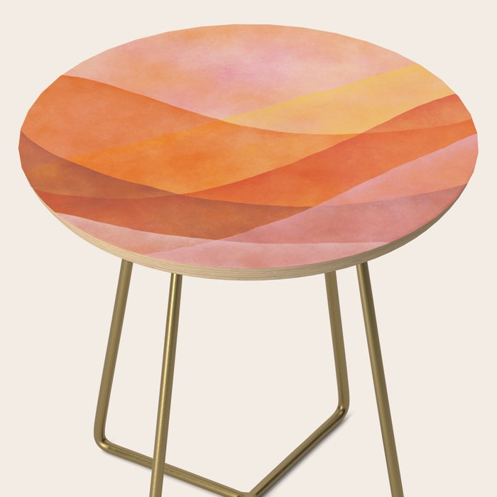 Modern Abstract Art Print - Watercolor Mountain #8 Side Table Gallery Image 2