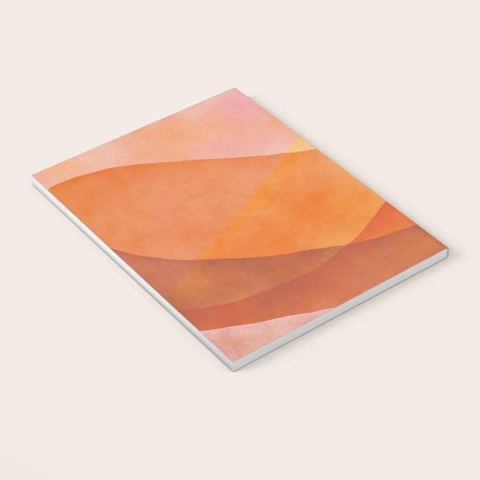Modern Abstract Art Print - Watercolor Mountain #8 Notebook Gallery Image 3