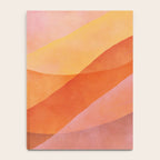 Modern Abstract Art Print - Watercolor Mountain #8 Notebook Gallery Image 4